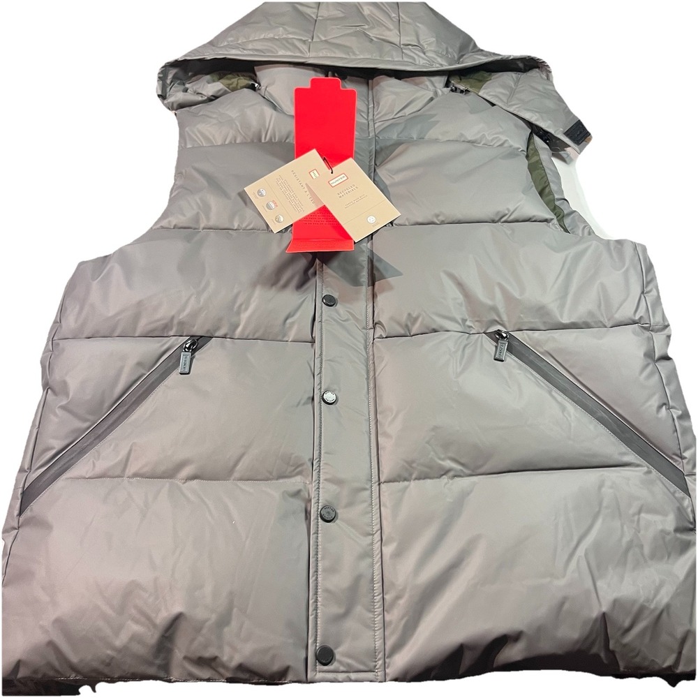 NWT HUNTER Heavyweight CHISWELL Hooded Insulated Puffer VEST Rain Resist Mens XL